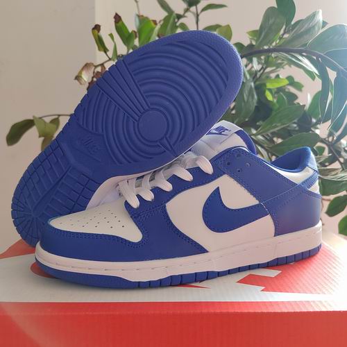 Cheap Nike Dunk Shoes Wholesale Men and Women White Blue-143 - Click Image to Close